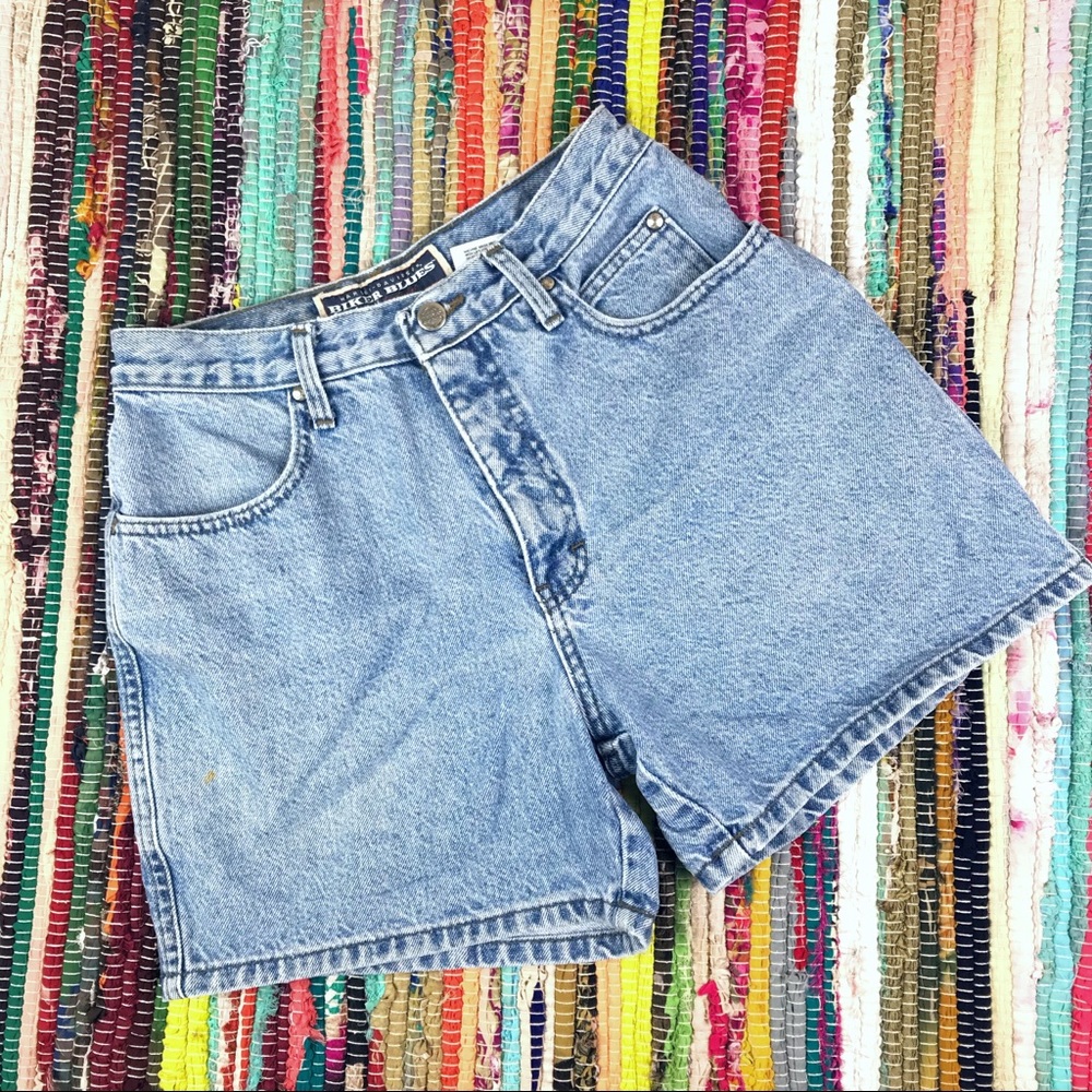 Harley Davidson Vintage High Waisted Denim Shorts
